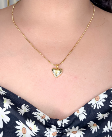Stone Heart Necklace