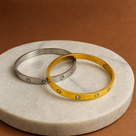 Minimalistic Silver Cartier Bracelet
