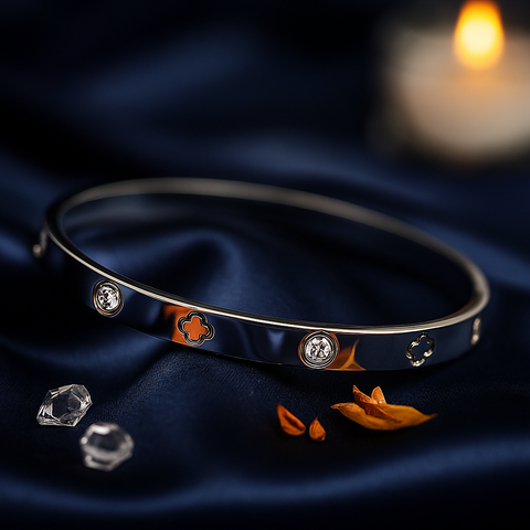 Minimalistic Silver Cartier Bracelet