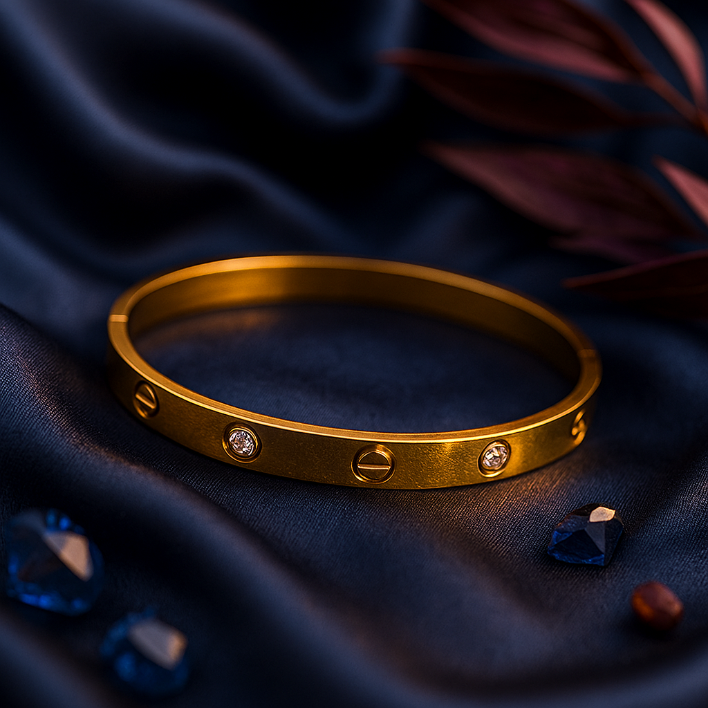 Minimalist Gold Cartier Bracelet