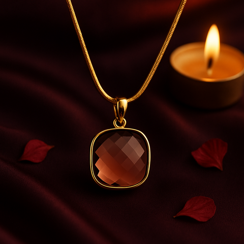 Brown Gemstone Pendant