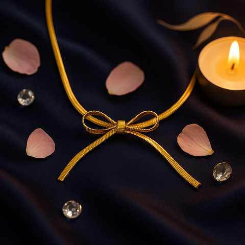 Classic Gold Knot Necklace