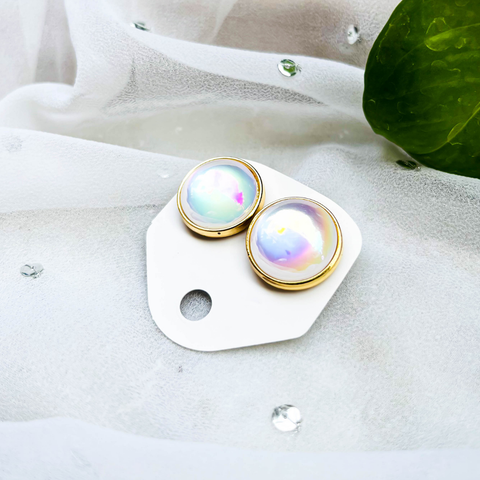 Celestial Glow Stud Earrings