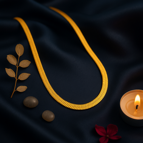 Snake Chain 18k Gold Plated Unisex (20 inch)