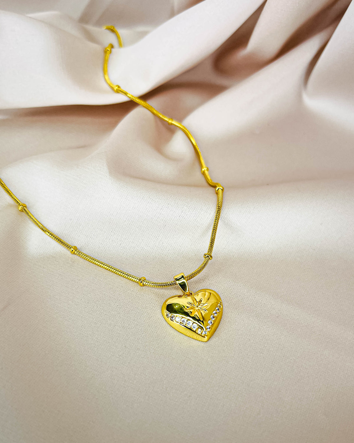 Stone Heart Necklace