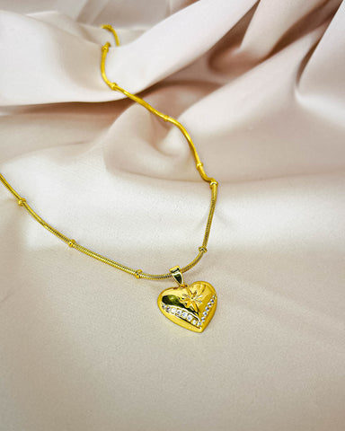 Stone Heart Necklace