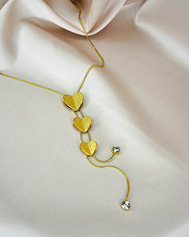 Heart Dew Drop Necklace