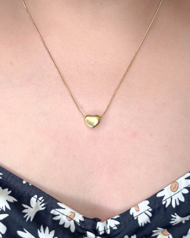 Dainty Heart Chain Pendant