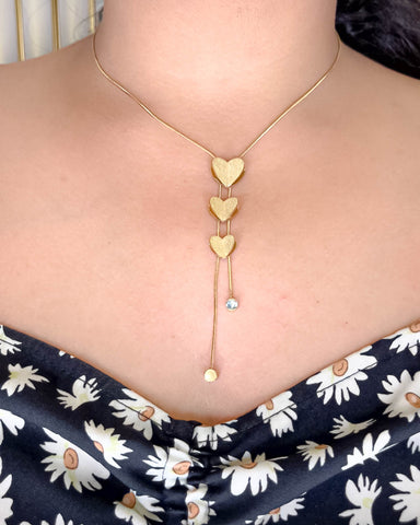 Heart Dew Drop Necklace