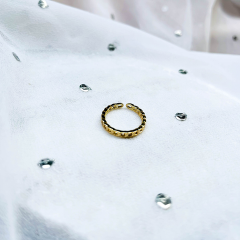 Bold Luxe Ring Set – 1 Green Enamel Ring, 1 Textured Band & 1 Twisted Molten Ring (Combo Pack)